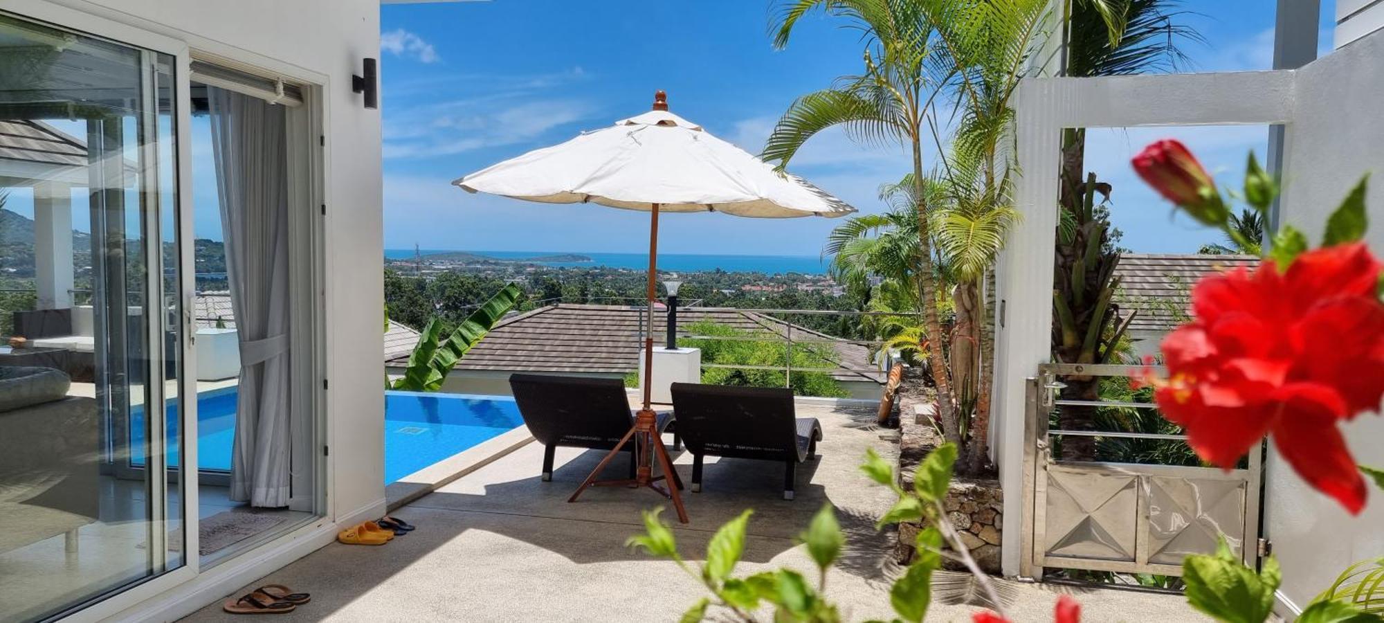 Villa Paradise, Pool And Sea View Чавенг Бийч Екстериор снимка
